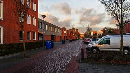 Hortensiastraat in Barneveld, voorbeeld van een erftoegangsweg