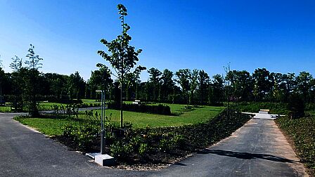 Parkachtige inrichting begraafplaats De Plantage