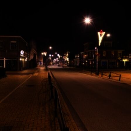 Hoofdstraat in Voorthuizen. 70% van het vermogen