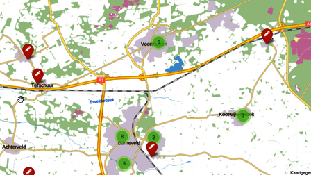 kaart stembureaus