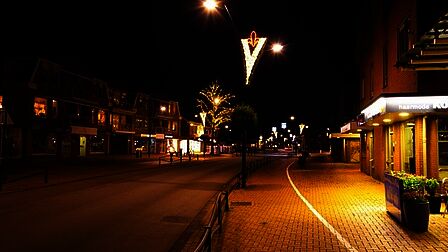 Centrumgebied waar ook verlichting de sfeer bepaalt